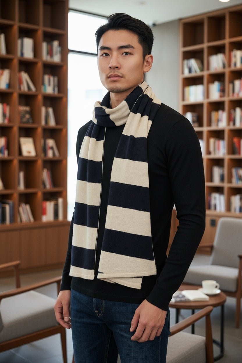 Ugly Scarf / Bufanda Navideña Unisex Caramelo