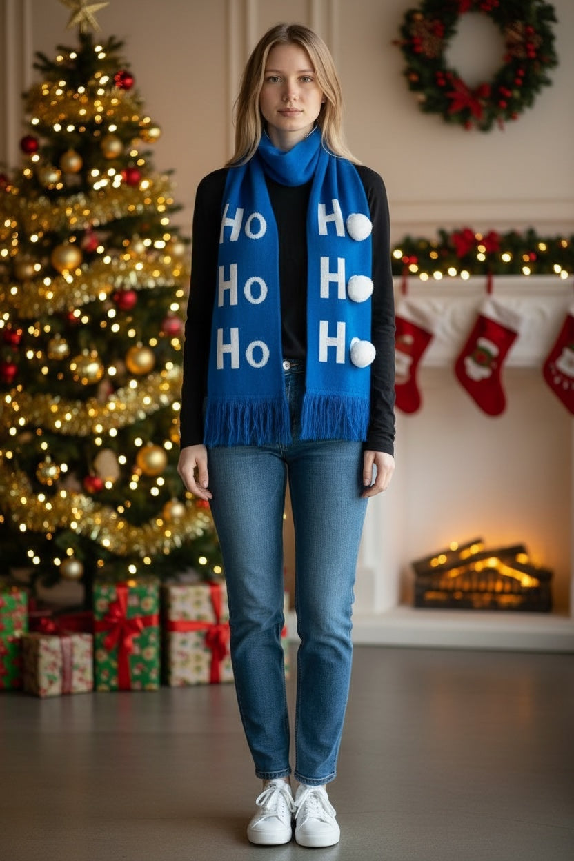 Ugly Scarf / Bufanda Navideña Unisex HoHoHo