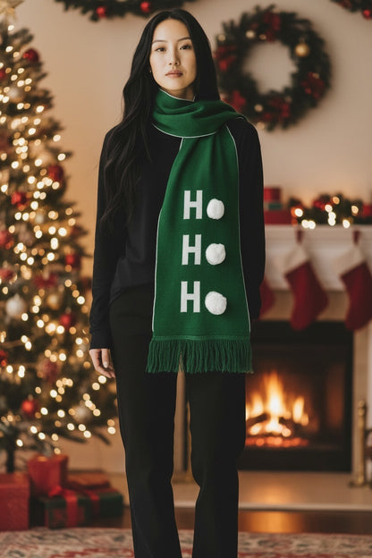 Ugly Scarf / Bufanda Navideña Unisex HoHoHo