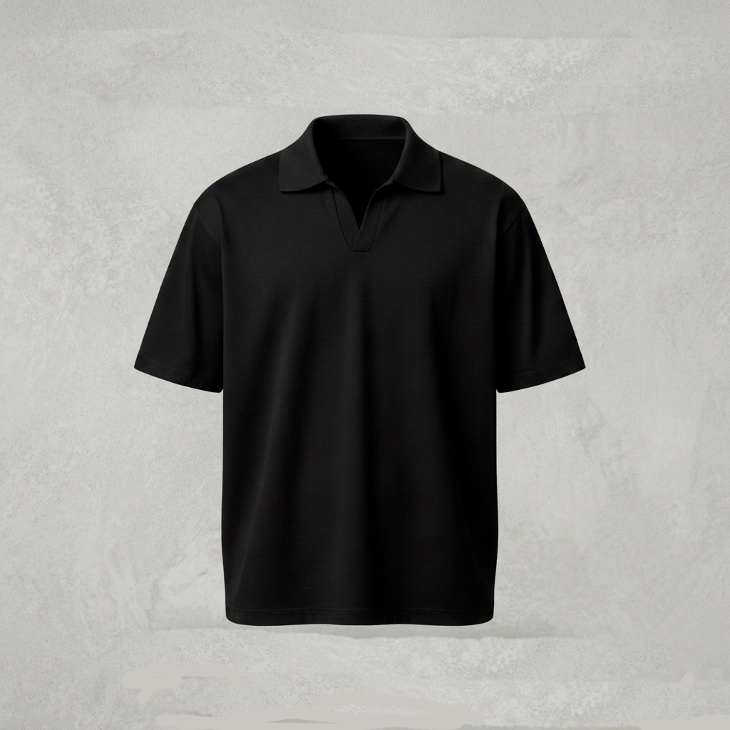 9934 Playera cuello polo con aletilla manga corta