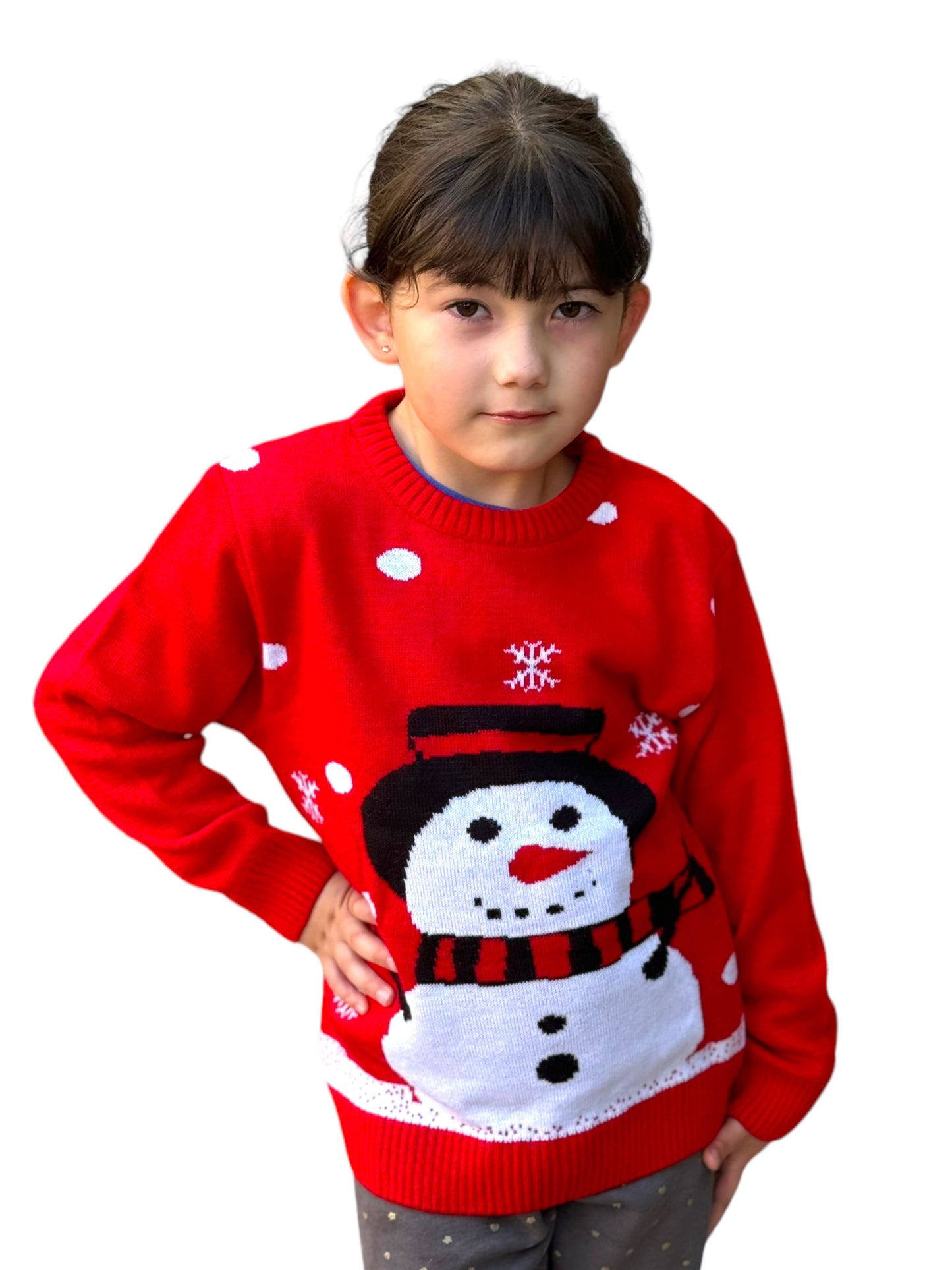Ugly Sweater / Sueter Navideño con Muñeco de Nieve