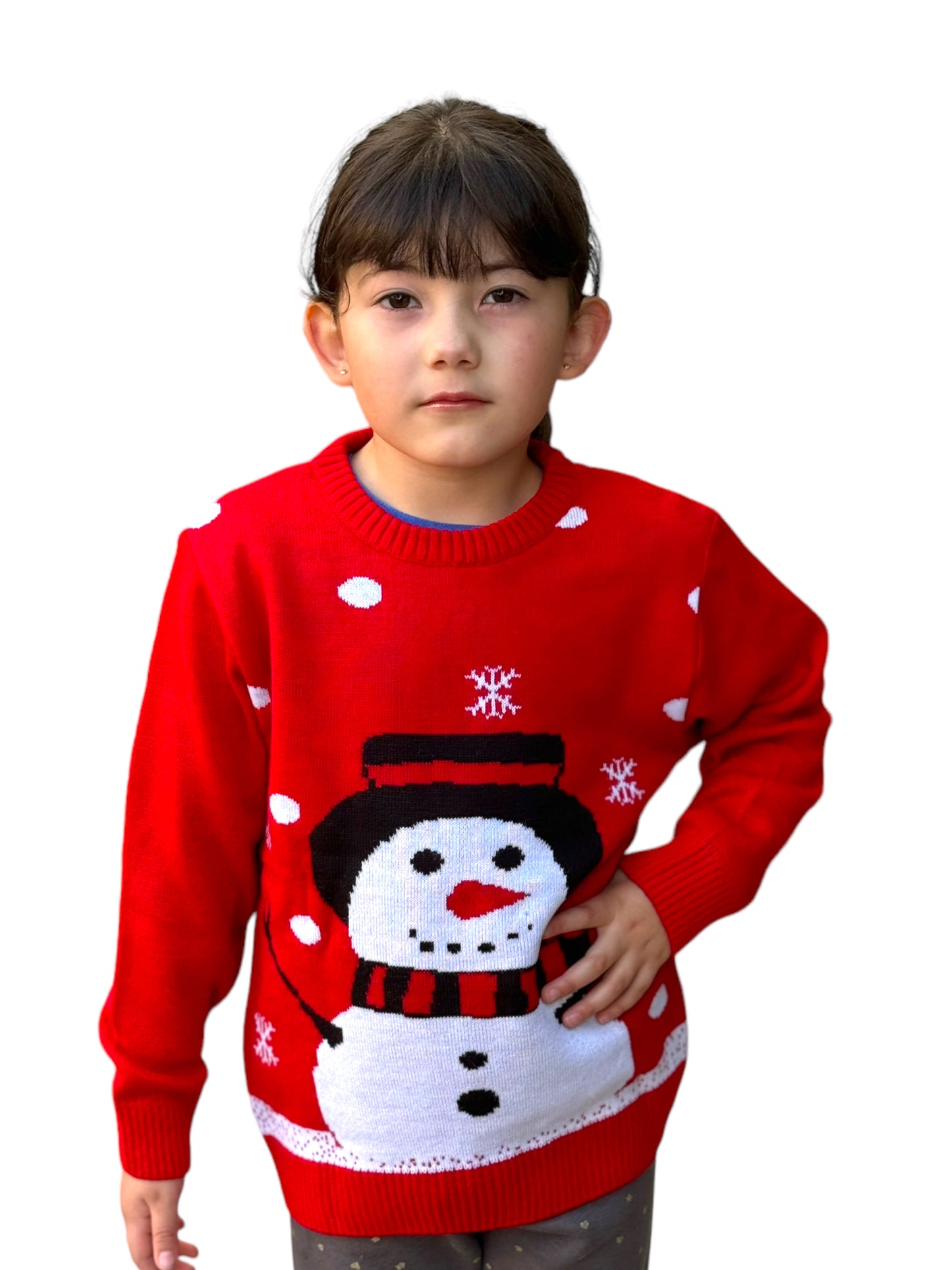Ugly Sweater / Sueter Navideño con Muñeco de Nieve