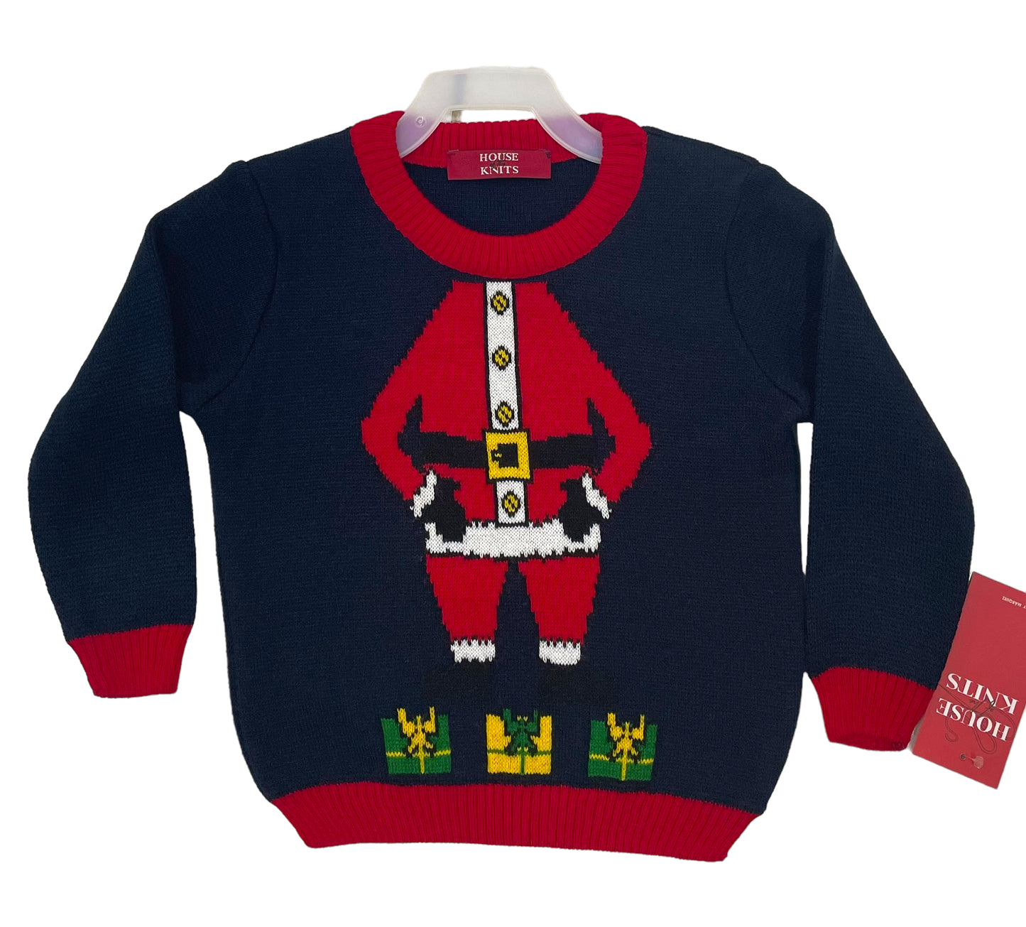 Ugly Sweater / Sueter Navideño con Traje de Santa Niño
