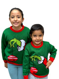 Ugly Sweater / Sueter Navideño con Mano y Esfera Niños