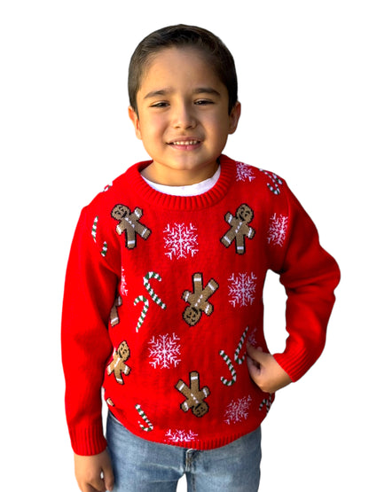 Ugly Sweater / Sueter Navideño con Galletas y Caramelos