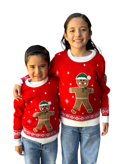 Ugly Sweater / Sueter Navideño con Galleta de Jengibre