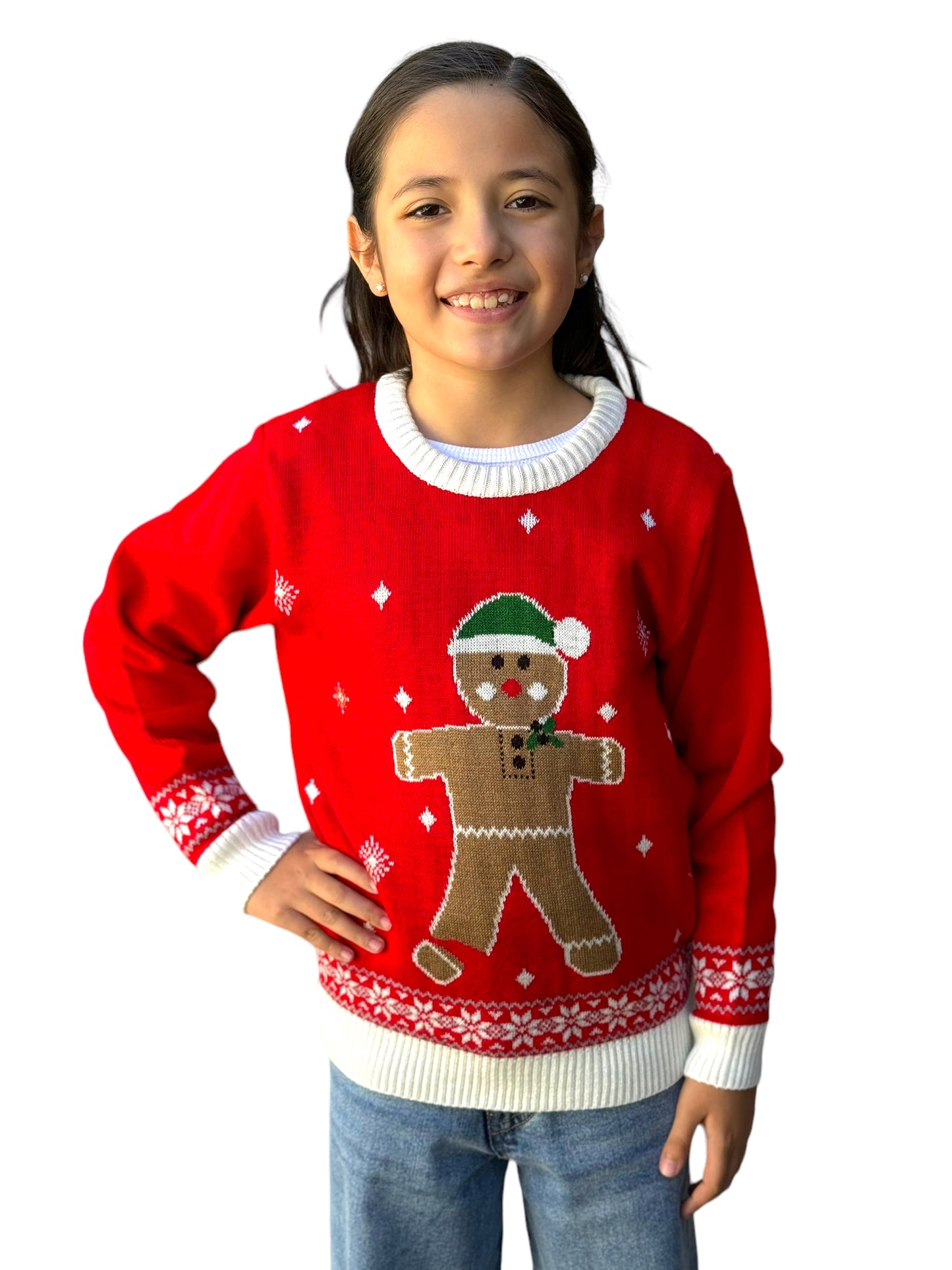 Ugly Sweater / Sueter Navideño con Galleta de Jengibre