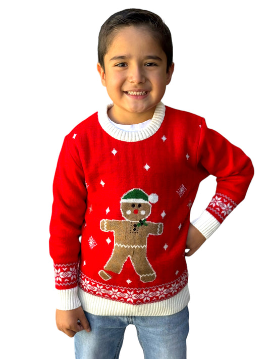 Ugly Sweater / Sueter Navideño con Galleta de Jengibre