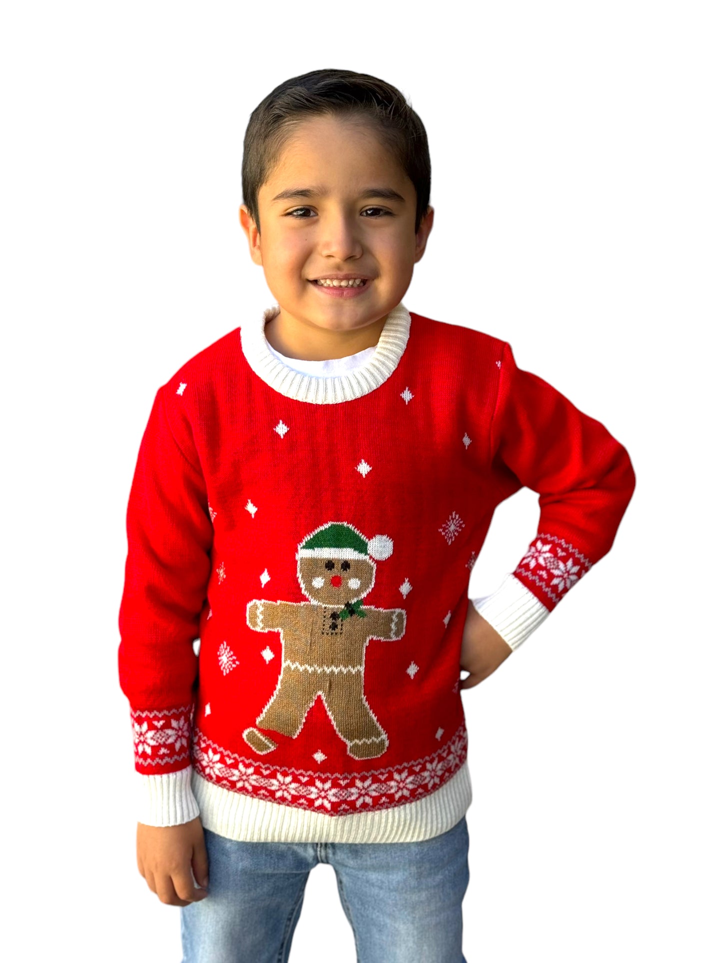 Ugly Sweater / Sueter Navideño con Galleta de Jengibre