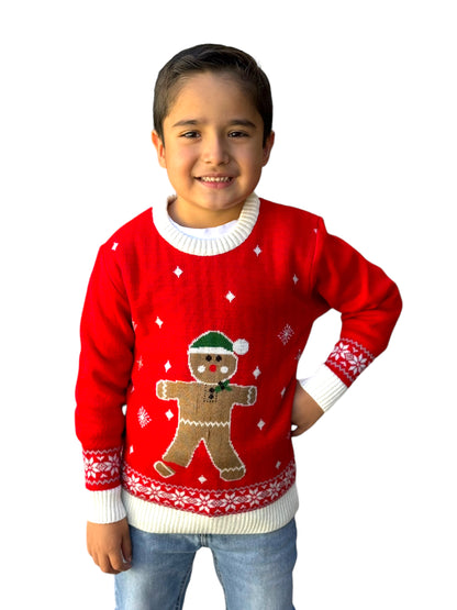 Ugly Sweater / Sueter Navideño con Galleta de Jengibre