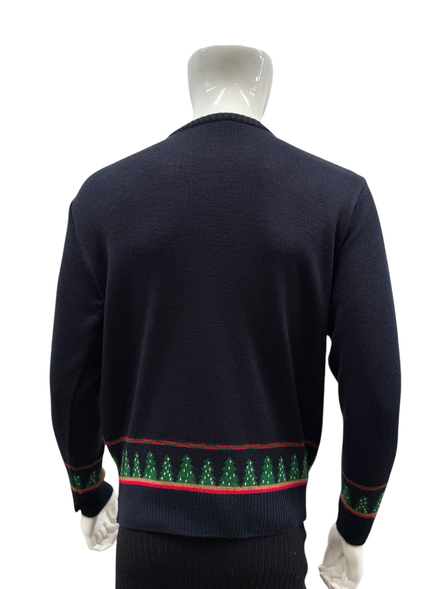 Ugly Sweater / Sueter Navideño con Duendes, Bastones, Renos y Santas Infantil