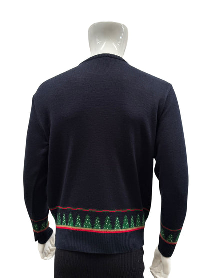 Ugly Sweater / Sueter Navideño con Duendes, Bastones, Renos y Santas Infantil