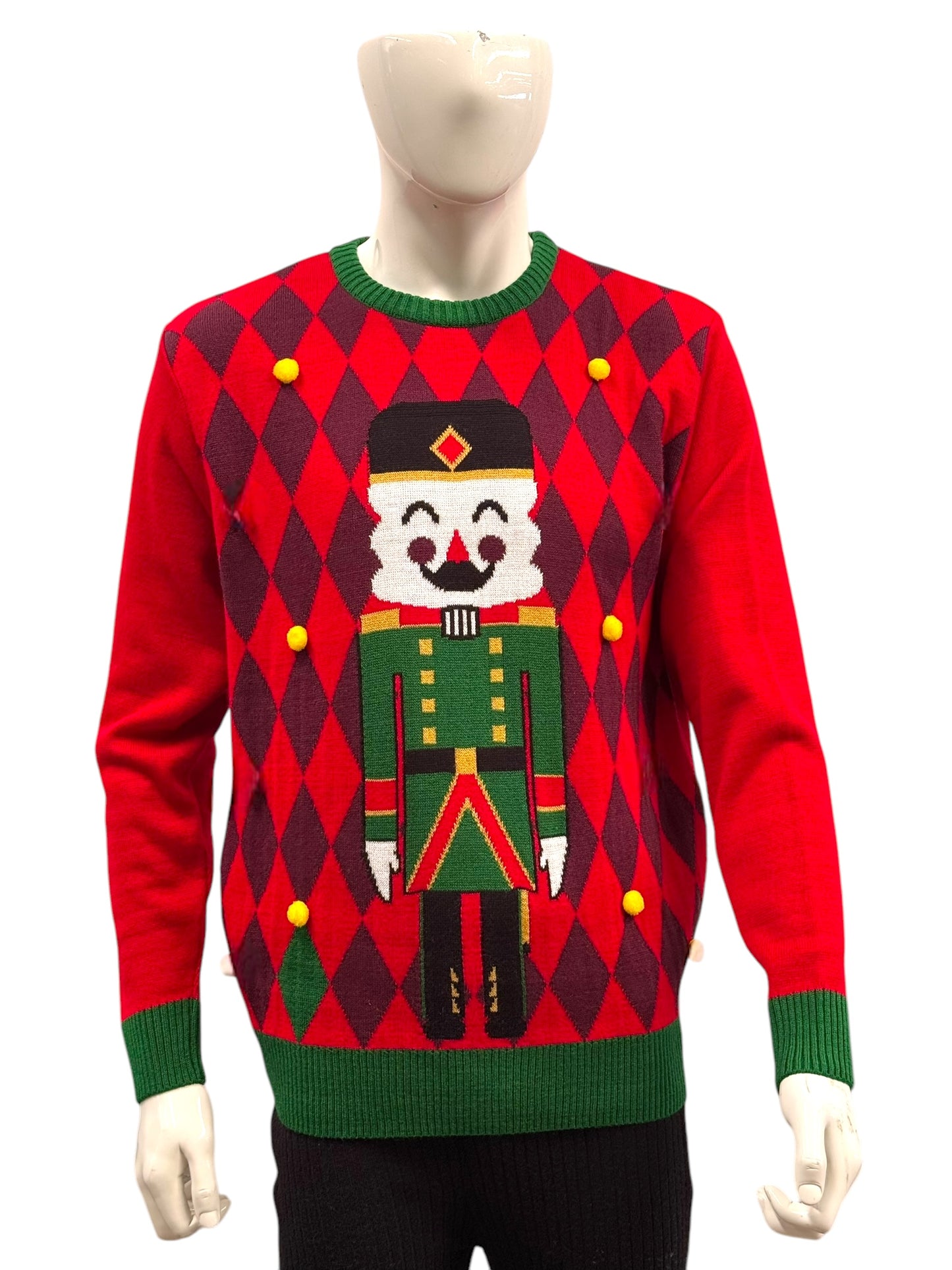 Ugly Sweater / Sueter Navideño con Cascanueces Infantil