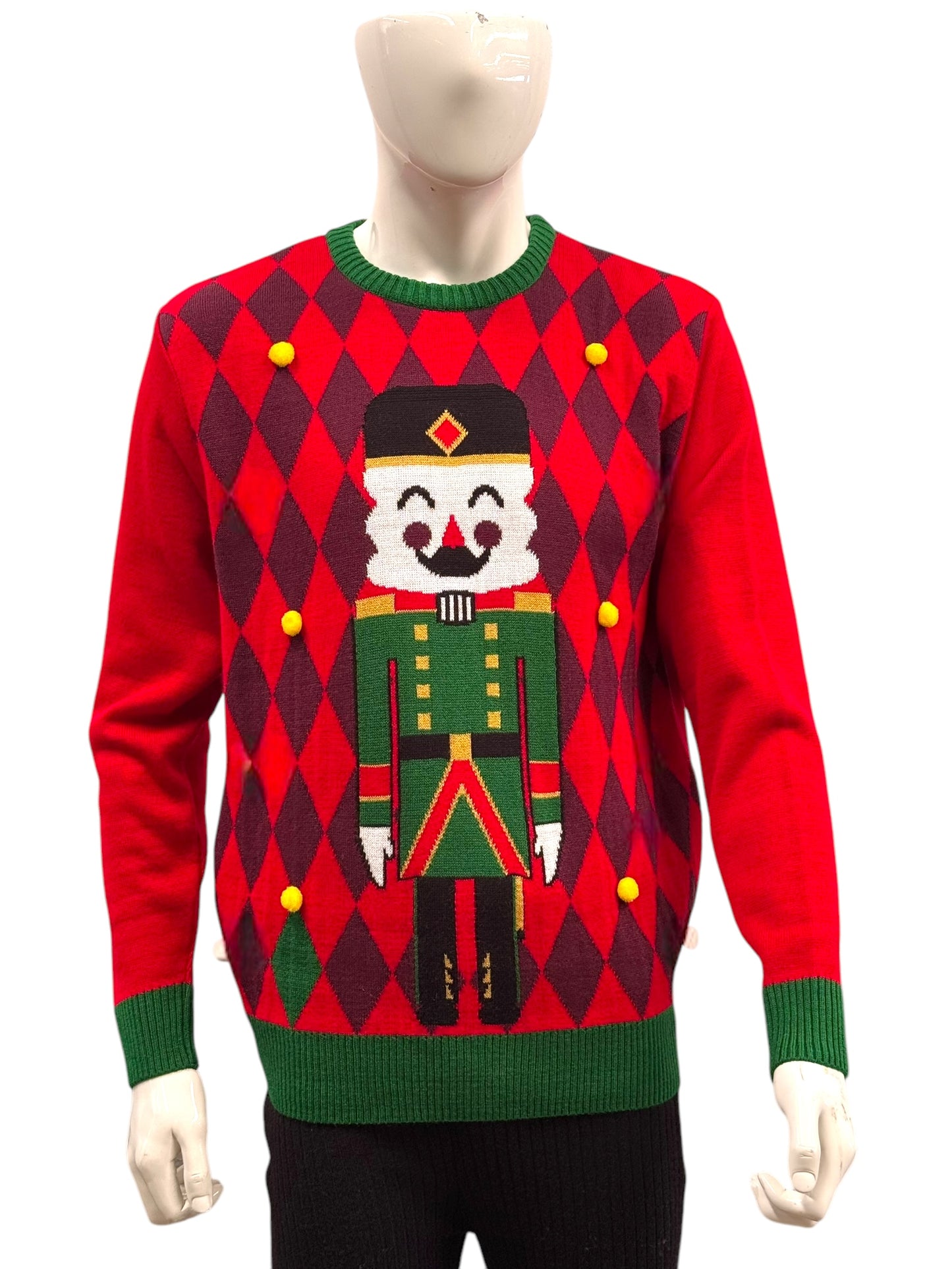Ugly Sweater / Sueter Navideño con Cascanueces Infantil