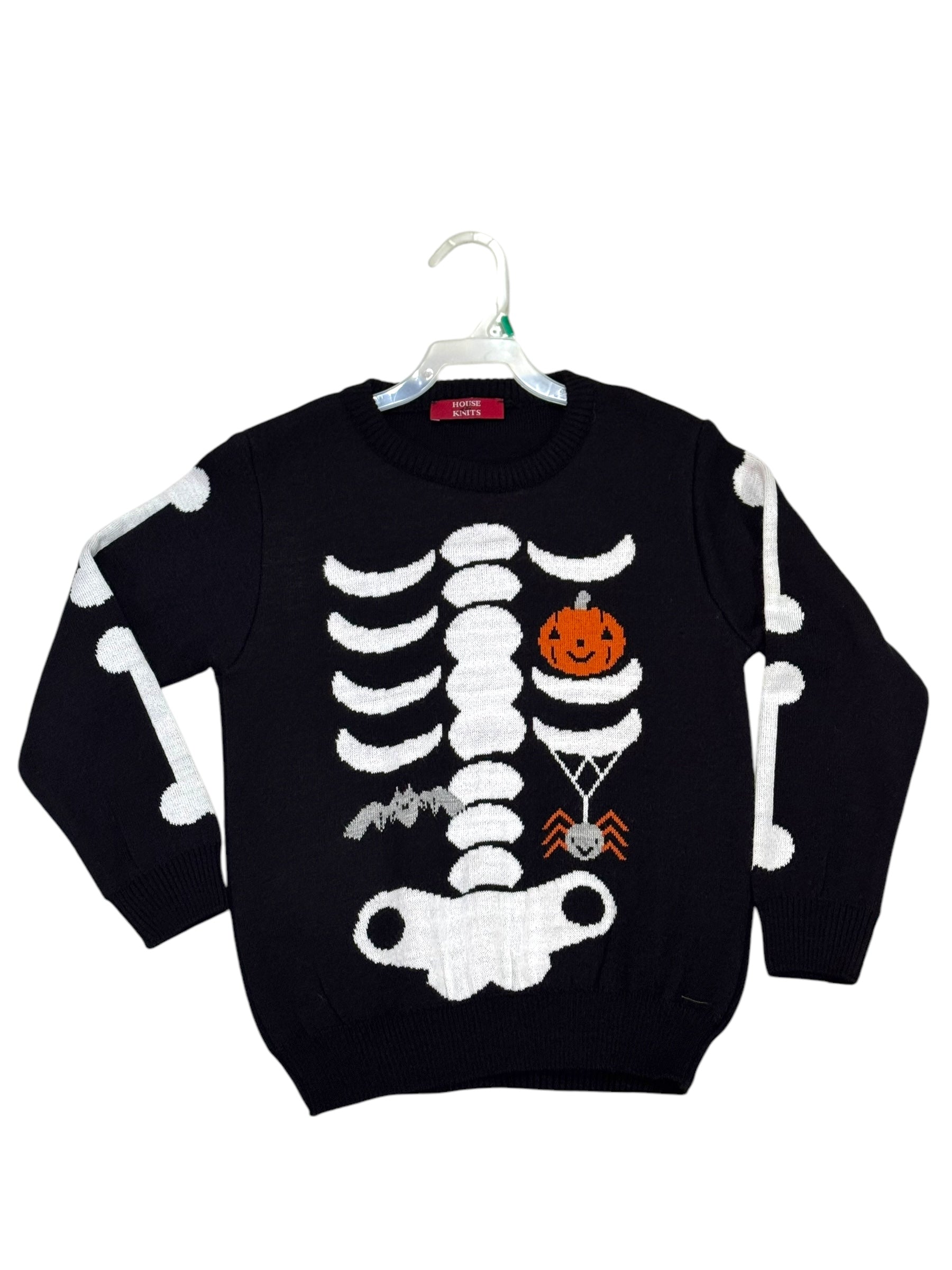 Sueter de Halloween  con esqueleto