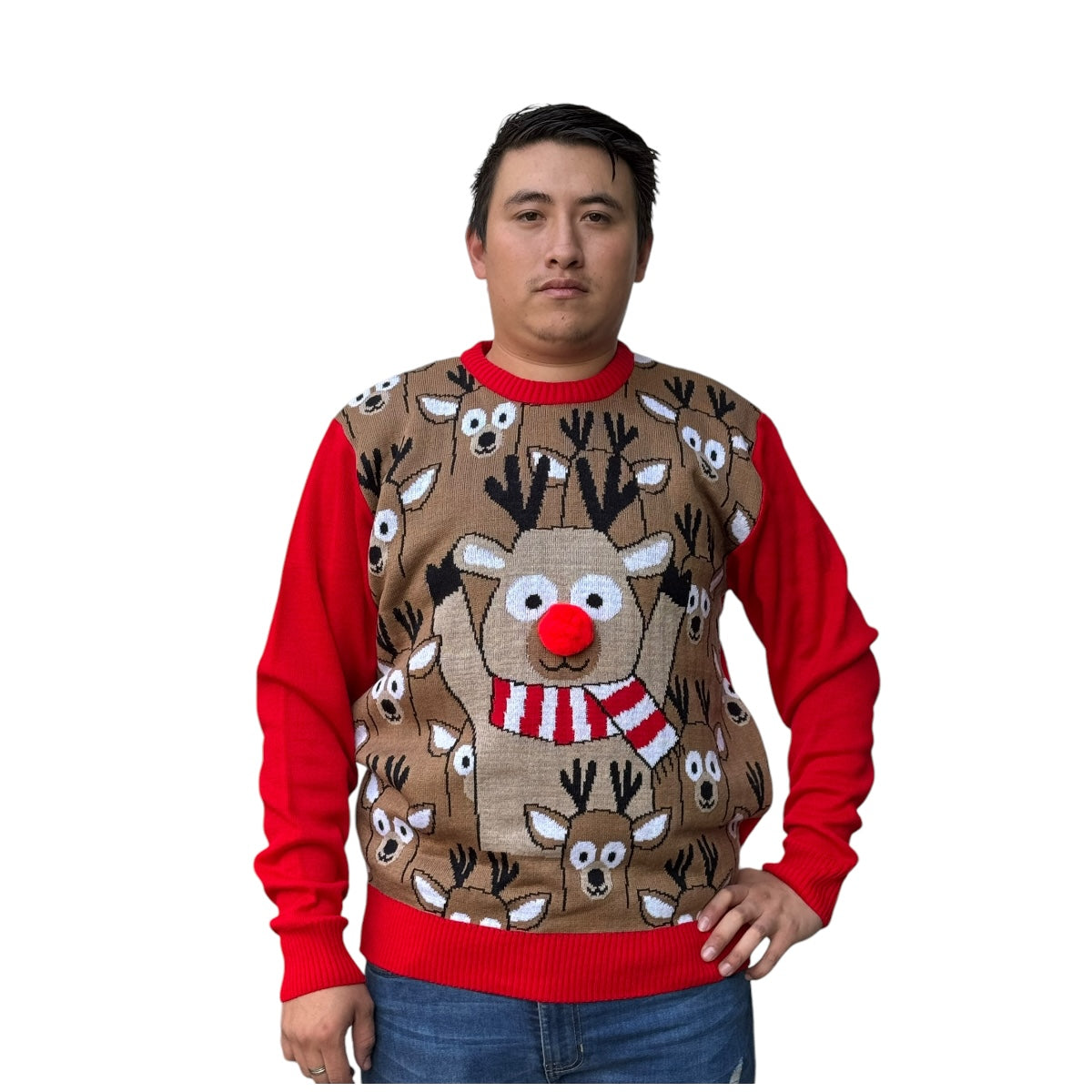 Ugly Sweater / Sueter Navideño Adulto con Renos