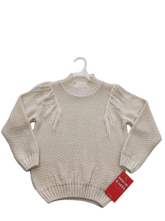 Sueter Infantil con cuello redondo con jacquard.