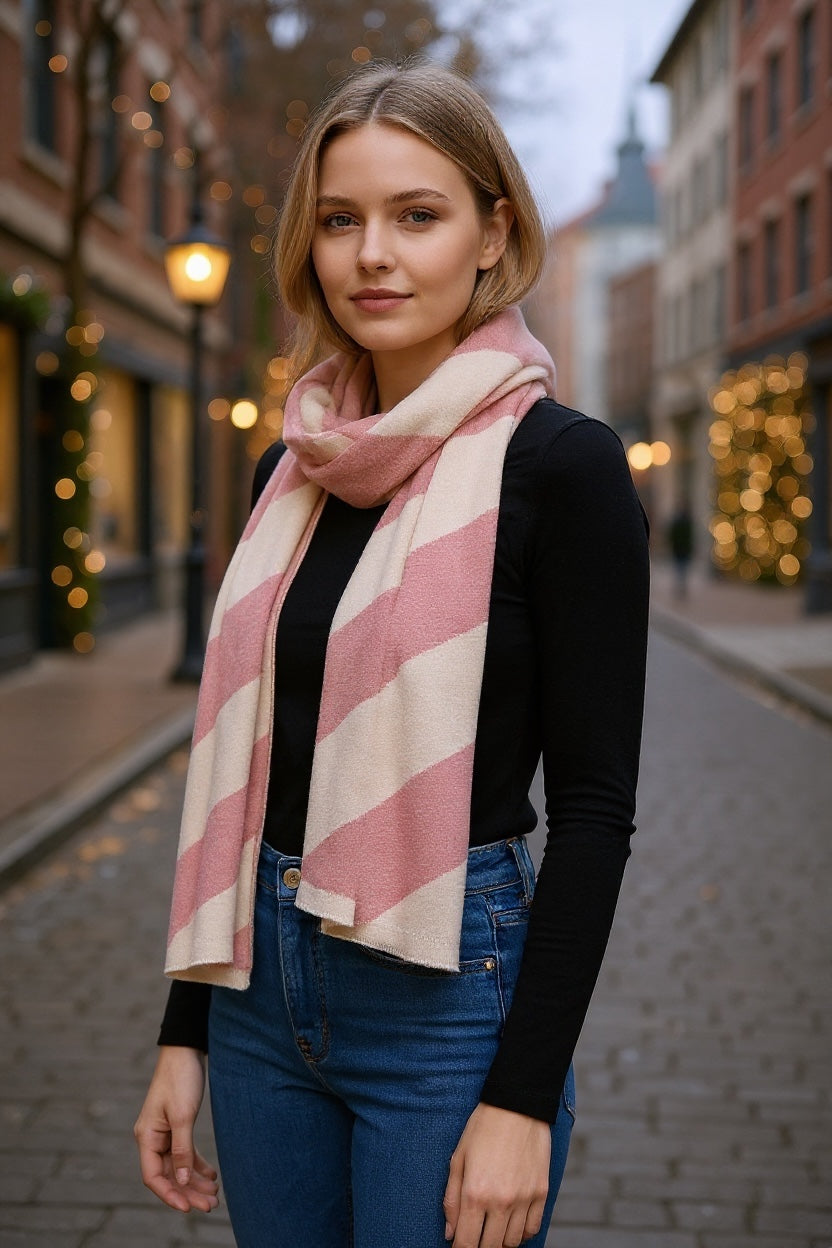 Ugly Scarf / Bufanda Navideña Unisex Caramelo