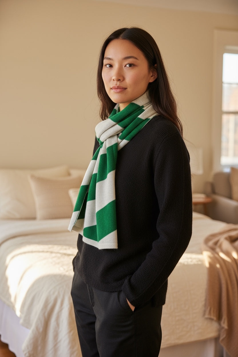 Ugly Scarf / Bufanda Navideña Unisex Caramelo