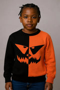 Sueter Halloween con cara malvada