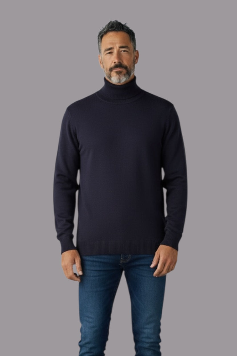 9979 Sueter cuello ruso todo liso