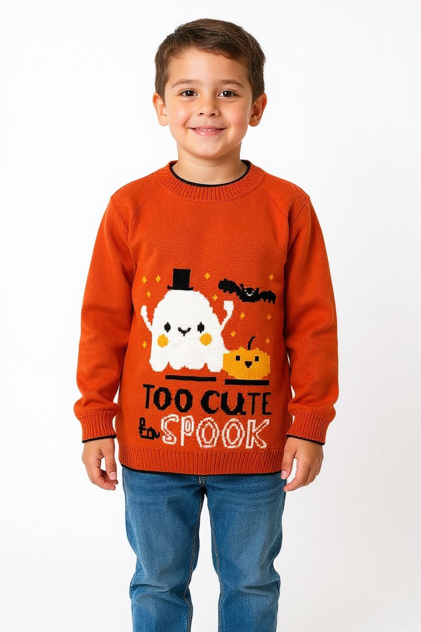 Sueter Halloween con Dibujo de Fantasma Too Good to Spook