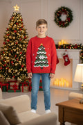 Ugly Sweater / Sueter Navideño Infantil con Arbolito