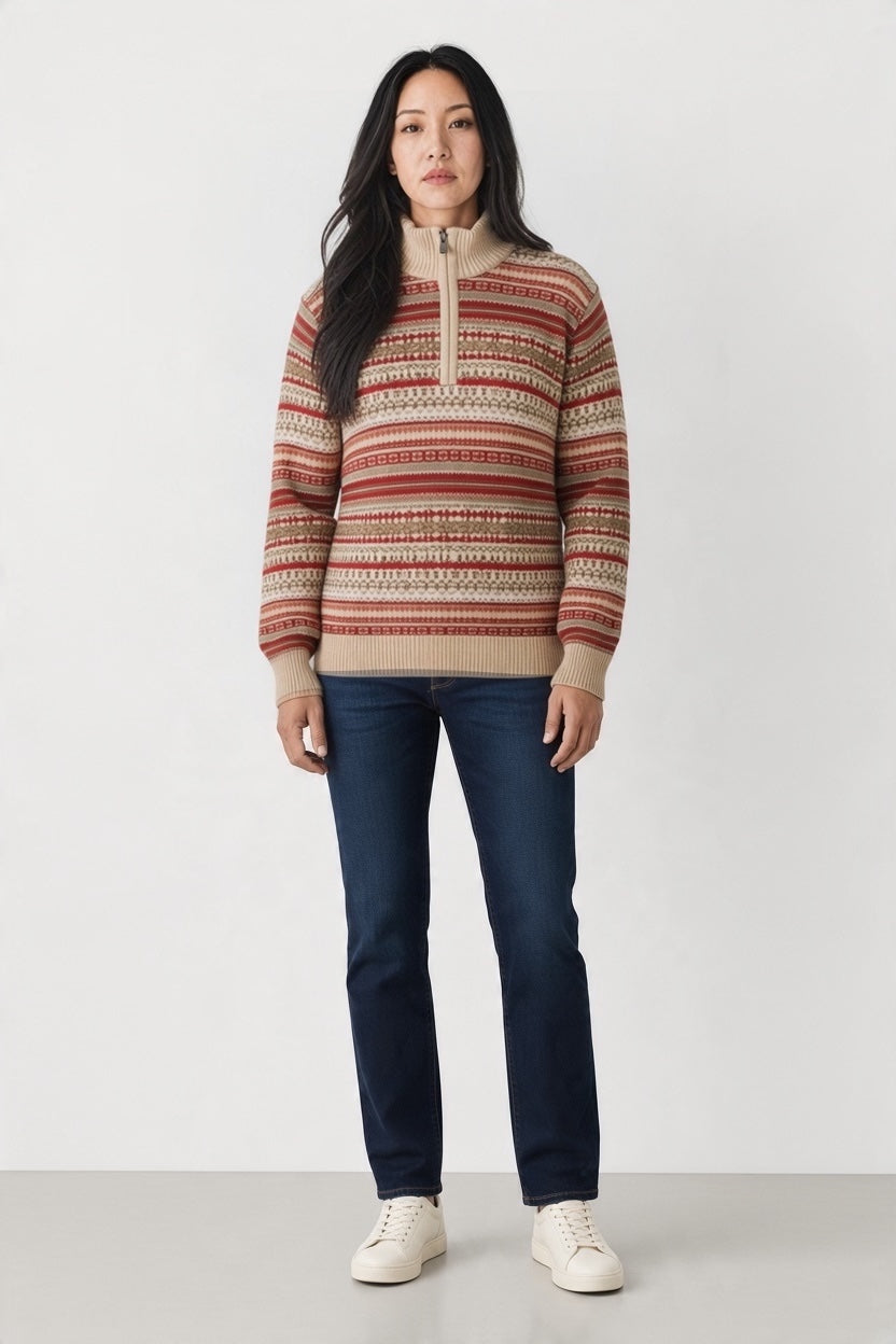 Ugly Sweater / Suéter Navideño con dibujo nórdico.
