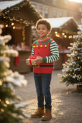 Ugly Sweater / Suéter Navideño simulación traje de duende.